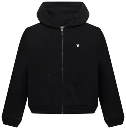 Hellstar Essentials Zip Up Hoodie Black